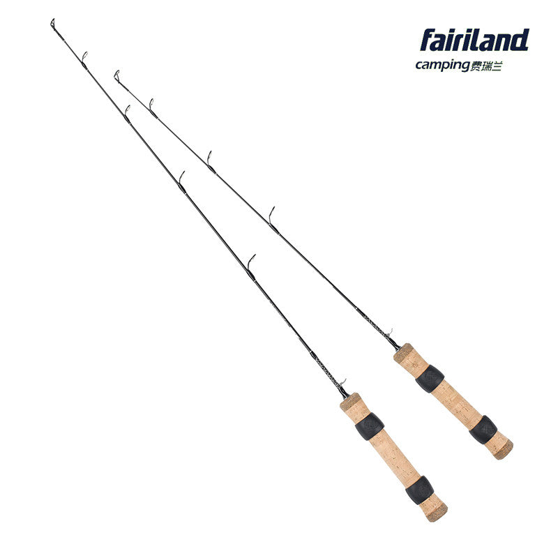61cm/71cm Lightweight Ice Fishing Rod 1 Sec SOLID CARBON Fiber
