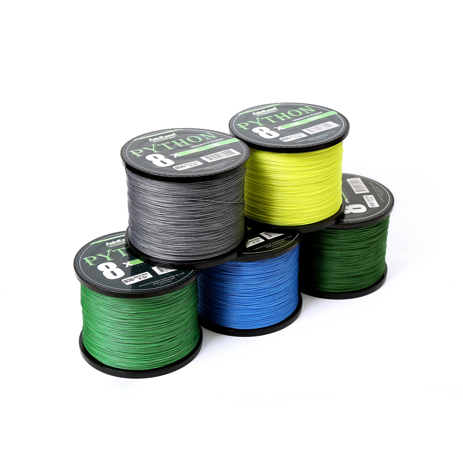 PULLINE 500M Multicolor Braided Fishing Line Superstrong PE Multifilament Fishing  Wire Accessories 6-100LB