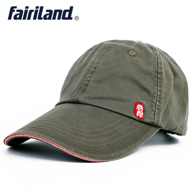 100 Cotton Baseball Cap Unisex 58 60cm Adjustable Fishing Casual Hat Fairiland Outdoor Technology