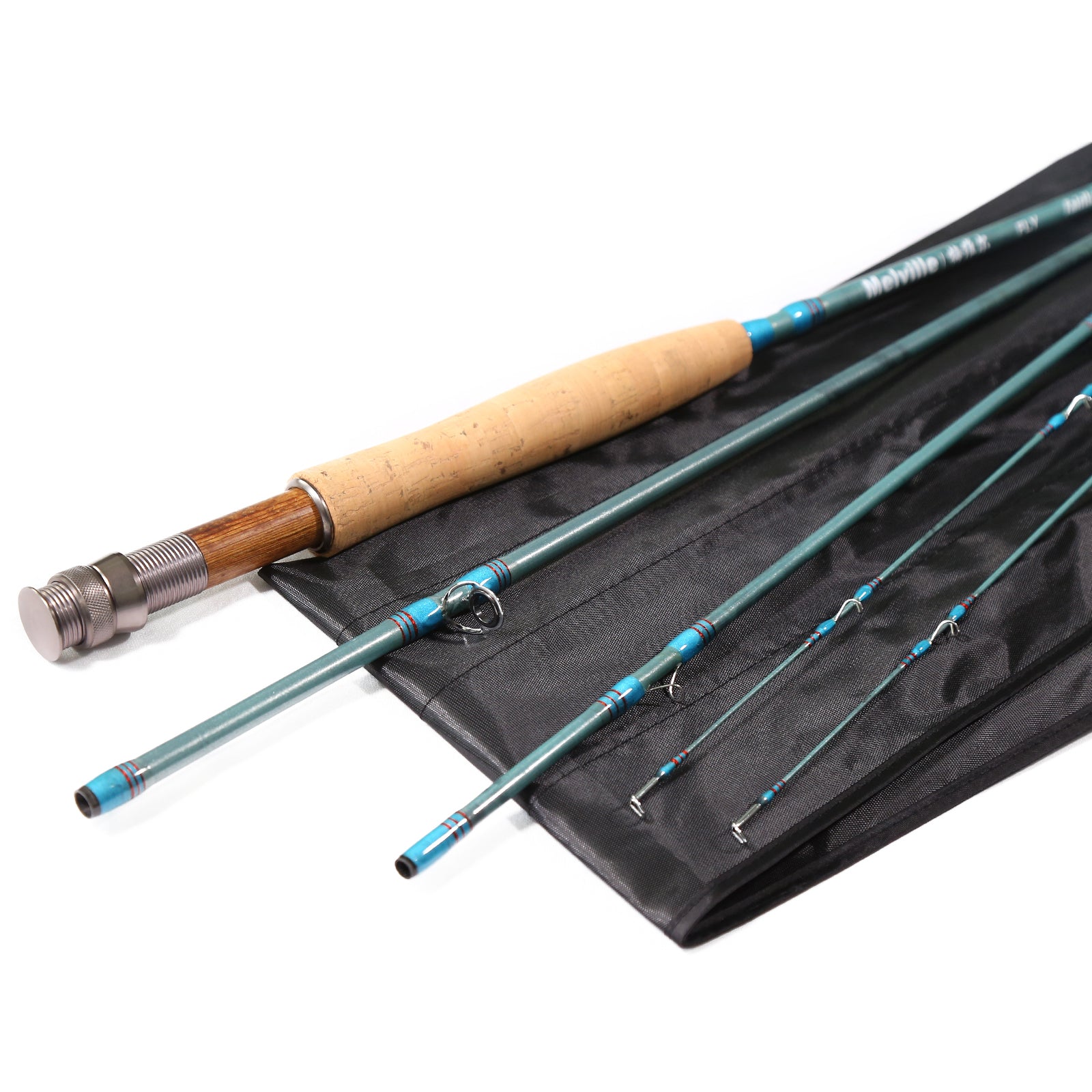 3/4 9ft Carbon Fly Fishing Rod Portable Fly Rod w/ Extra Tip
